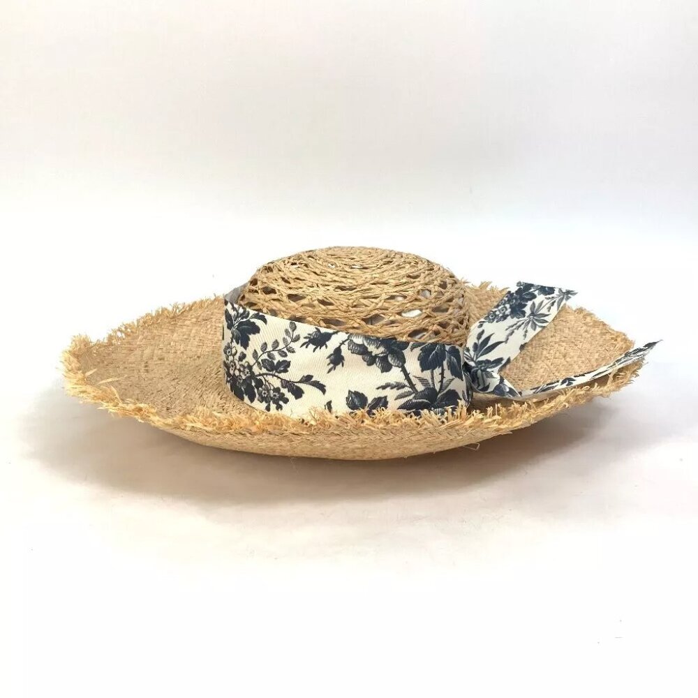 GUCCI 408789 hat hat bucket hat bob hat herbarium ribbon flora straw hat hat... - Picture 7 of 13